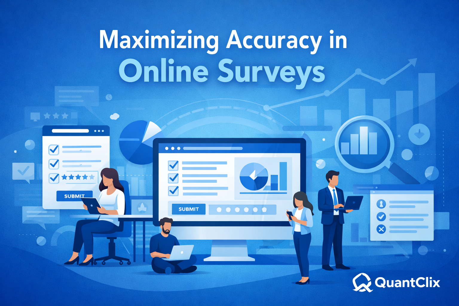 Maximizing Accuracy in Online Surveys for Businesses Using QuantClix